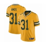 Youth Green Bay Packers #31 Adrian Amos Limited Gold Rush Vapor Untouchable Football Jersey