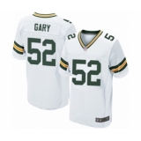 Men's Green Bay Packers #52 Rashan Gary Elite White Football Jersey