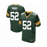 Men's Green Bay Packers #52 Rashan Gary Elite Green Team Color Football Jersey