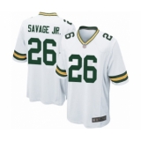 Men's Green Bay Packers #26 Darnell Savage Jr. Game White Football Jersey