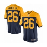 Youth Green Bay Packers #26 Darnell Savage Jr. Limited Navy Blue Alternate Football Jersey