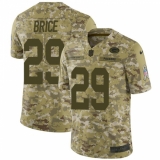 Men's Nike Green Bay Packers #29 Kentrell Brice Limited Camo 2018 Salute to Service NFL Jersey