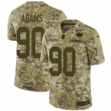Men's Nike Green Bay Packers #90 Montravius Adams Limited Camo 2018 Salute to Service NFL Jersey