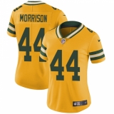 Women's Nike Green Bay Packers #44 Antonio Morrison Limited Gold Rush Vapor Untouchable NFL Jersey
