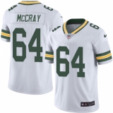 Youth Nike Green Bay Packers #64 Justin McCray White Vapor Untouchable Limited Player NFL Jersey