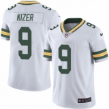 Men's Nike Green Bay Packers #9 DeShone Kizer White Vapor Untouchable Limited Player NFL Jersey