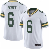 Youth Nike Green Bay Packers #6 JK Scott White Vapor Untouchable Limited Player NFL Jersey