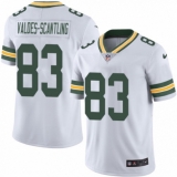 Men's Nike Green Bay Packers #83 Marquez Valdes-Scantling White Vapor Untouchable Limited Player NFL Jersey