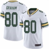 Youth Nike Green Bay Packers #80 Jimmy Graham White Vapor Untouchable Limited Player NFL Jersey