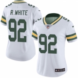Women's Nike Green Bay Packers #92 Reggie White White Vapor Untouchable Limited Player NFL Jersey