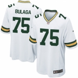 Men's Nike Green Bay Packers #75 Bryan Bulaga Game White NFL Jersey