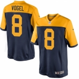 Youth Nike Green Bay Packers #8 Justin Vogel Limited Navy Blue Alternate NFL Jersey