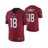 Men's Houston Texans #18 Chris Conley Red Vapor Untouchable Limited Stitched Jersey