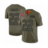 Youth Houston Texans #22 Gareon Conley Limited Olive 2019 Salute to Service Football Jersey
