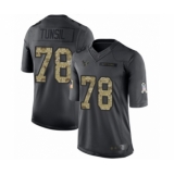 Youth Houston Texans #78 Laremy Tunsil Limited Black 2016 Salute to Service Football Jersey