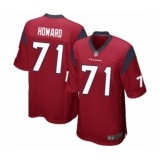 Men's Houston Texans #71 Tytus Howard Game Red Alternate Football Jersey