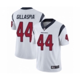 Men's Houston Texans #44 Cullen Gillaspia White Vapor Untouchable Limited Player Football Jersey