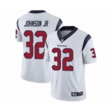 Men's Houston Texans #32 Lonnie Johnson White Vapor Untouchable Limited Player Football Jersey