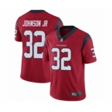 Men's Houston Texans #32 Lonnie Johnson Red Alternate Vapor Untouchable Limited Player Football Jersey