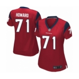 Women's Houston Texans #71 Tytus Howard Game Red Alternate Football Jersey