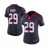 Women's Houston Texans #29 Bradley Roby Navy Blue Team Color Vapor Untouchable Limited Player Football Jersey
