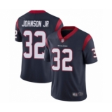 Youth Houston Texans #32 Lonnie Johnson Navy Blue Team Color Vapor Untouchable Limited Player Football Jersey