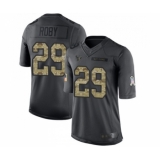 Youth Houston Texans #29 Bradley Roby Limited Black 2016 Salute to Service Football Jersey