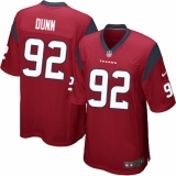 Men's Nike Houston Texans #92 Brandon Dunn Game Red Alternate NFL Jersey
