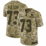 Youth Nike Houston Texans #73 Zach Fulton Limited Camo 2018 Salute to Service NFL Jersey