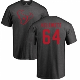 NFL Nike Houston Texans #64 Senio Kelemete Ash One Color T-Shirt