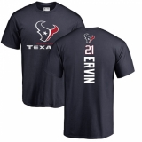 NFL Nike Houston Texans #21 Tyler Ervin Navy Blue Backer T-Shirt