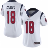 Women's Nike Houston Texans #18 Sammie Coates White Vapor Untouchable Limited Player NFL Jersey