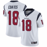 Youth Nike Houston Texans #18 Sammie Coates White Vapor Untouchable Limited Player NFL Jersey