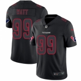 Men's Nike Houston Texans #99 J.J. Watt Limited Black Rush Impact NFL Jersey