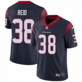 Men's Nike Houston Texans #38 Justin Reid Navy Blue Team Color Vapor Untouchable Limited Player NFL Jersey