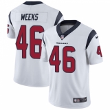 Men's Nike Houston Texans #46 Jon Weeks Limited White Vapor Untouchable NFL Jersey