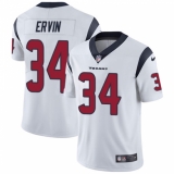 Youth Nike Houston Texans #34 Tyler Ervin Elite White NFL Jersey