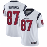 Youth Nike Houston Texans #87 C.J. Fiedorowicz Limited White Vapor Untouchable NFL Jersey