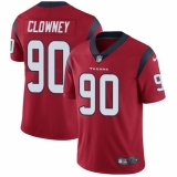 Youth Nike Houston Texans #90 Jadeveon Clowney Limited Red Alternate Vapor Untouchable NFL Jersey
