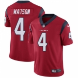 Youth Nike Houston Texans #4 Deshaun Watson Limited Red Alternate Vapor Untouchable NFL Jersey