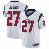 Youth Nike Houston Texans #27 Jose Altuve Elite White NFL Jersey