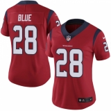 Women's Nike Houston Texans #28 Alfred Blue Limited Red Alternate Vapor Untouchable NFL Jersey