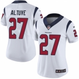 Women's Nike Houston Texans #27 Jose Altuve Elite White NFL Jersey