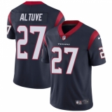 Youth Nike Houston Texans #27 Jose Altuve Limited Navy Blue Team Color Vapor Untouchable NFL Jersey