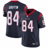 Youth Nike Houston Texans #84 Ryan Griffin Limited Navy Blue Team Color Vapor Untouchable NFL Jersey
