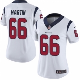 Women's Nike Houston Texans #66 Nick Martin Limited White Vapor Untouchable NFL Jersey