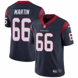 Men's Nike Houston Texans #66 Nick Martin Limited Navy Blue Team Color Vapor Untouchable NFL Jersey