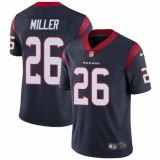 Men's Nike Houston Texans #26 Lamar Miller Limited Navy Blue Team Color Vapor Untouchable NFL Jersey