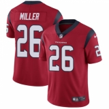 Men's Nike Houston Texans #26 Lamar Miller Limited Red Alternate Vapor Untouchable NFL Jersey