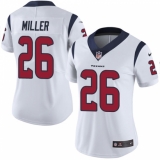 Women's Nike Houston Texans #26 Lamar Miller Elite White NFL Jersey